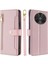 Xiaomi Poco C61 4g Crossbody Telefon Kılıfı Cüzdan Fermuarlı Cep Deri Kapak-Pembe (Yurt Dışından) 1