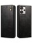 Xiaomi Poco F6 5g Kılıf Görüntüleme Standı Crazy Horse Doku Deri Telefon Kapağı-Siyah (Yurt Dışından) 1