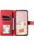 Xiaomi 14 Pro Kılıf Eşkenar Dörtgen Izgara Standı Telefon Kılıfı ile Crossbody Kordon-Kırmızı (Yurt Dışından) 2