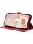 Xiaomi 14 Pro Kılıf Eşkenar Dörtgen Izgara Standı Telefon Kılıfı ile Crossbody Kordon-Kırmızı (Yurt Dışından) 3