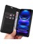 Xiaomi Redmi Note 12 Pro+5g Cep Telefonu Kapağı Manyetik Kapanış Deri Telefon Kabuğu-Siyah (Yurt Dışından) 5