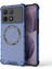 Xiaomi Poco F6 Pro 5g Manyetik Kılıf Petek Tpu+Pc Ince Telefon Kapağı-Mavi Için (Yurt Dışından) 1