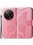 Xiaomi Poco C61 4g Cep Telefonu Standı Kılıfı Baskılı Desen Pu Deri Telefon Kapağı-Pembe (Yurt Dışından) 1