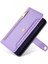Xiaomi Poco C61 4g Crossbody Telefon Kılıfı Cüzdan Fermuarlı Cep Deri Kapak-Mor (Yurt Dışından) 3