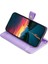 Xiaomi Poco C61 4g Crossbody Telefon Kılıfı Cüzdan Fermuarlı Cep Deri Kapak-Mor (Yurt Dışından) 5
