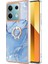 Xiaomi Redmi Note 13 5g Kılıf Elektro Kaplama Kickstand Yumuşak Tpu Kapak-Mavi Için (Yurt Dışından) 1
