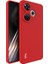 Xiaomi Poco F6 5g Kılıf Düz Kenar Tpu Telefon Kapağı-Kırmızı (Yurt Dışından) 1