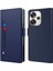 Xiaomi Poco F6 5g Kılıf Pu Deri Kart Tutucu Makyaj Aynası Telefon Kapağı-Mavi Için (Yurt Dışından) 1