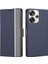 Xiaomi Poco F6 5g Kılıf Kart Tutucu Dimi Doku Deri Çevirme Telefon Kapağı-Mavi (Yurt Dışından) 1