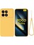 Xiaomi Poco F6 Pro 5g Kılıf Için Sıvı Silikon Çizilmez Telefon Kılıfı Kayışlı-Sarı (Yurt Dışından) 1