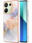 Xiaomi Redmi Note 13 4g Kılıf Elektroliz Koruyucu Tpu Telefon Kapağı-Samanyolu Mermer Beyaz (Yurt Dışından) 1
