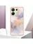 Xiaomi Redmi Note 13 4g Kılıf Elektroliz Koruyucu Tpu Telefon Kapağı-Samanyolu Mermer Beyaz (Yurt Dışından) 5