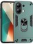 Xiaomi Redmi Için Not 13 4g Kılıf Pc + Tpu Şok Emme Telefon Kapak Desteği Manyetik Araç Montajı-Yeşil (Yurt Dışından) 1