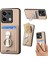 C1-9 Xiaomi Redmi Için Not 13 Pro 5g Kickstand Kılıf Karbon Fiber Doku Deri + Tpu + Pc Telefon Kapağı-Bej (Yurt Dışından) 1