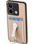 C1-9 Xiaomi Redmi Için Not 13 Pro 5g Kickstand Kılıf Karbon Fiber Doku Deri + Tpu + Pc Telefon Kapağı-Bej (Yurt Dışından) 3