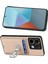 C1-9 Xiaomi Redmi Için Not 13 Pro 5g Kickstand Kılıf Karbon Fiber Doku Deri + Tpu + Pc Telefon Kapağı-Bej (Yurt Dışından) 5