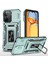 Armor Serisi Xiaomi Redmi 13C 4G/13C 5g Kaydırmalı Kamera Kapaklı Telefon Kılıfı-Yeşil (Yurt Dışından) 1