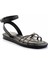 Siyah Kadın Sandalet K05824212509 3