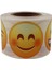 PP Opak Emoji Etiketi 9 Farklı İfade 50 mm Çap Ruloda 500 Adet 1