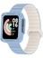 Mi Watch Lite / Redmi Watch 2 Lite Uyumlu Magnetik Silikon Kordon & Kasa Koruma 2 In 1 Premium Kayış 2