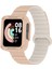 Mi Watch Lite / Redmi Watch 2 Lite Uyumlu Magnetik Silikon Kordon & Kasa Koruma 2 In 1 Premium Kayış 2