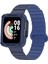 Mi Watch Lite / Redmi Watch 2 Lite Uyumlu Magnetik Silikon Kordon & Kasa Koruma 2 In 1 Premium Kayış 2