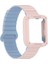 Mi Watch Lite / Redmi Watch 2 Lite Uyumlu Magnetik Silikon Kordon & Kasa Koruma 2 In 1 Premium Kayış 1