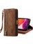 Iphone 11 Için Flip Case Pu Deri Kickstand Kordon Cüzdan 9 Kart Yuvaları (Yurt Dışından) 1