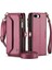 Iphone 7 Için Crossbody Durumda Artı/8 Artı Kart Tutucu Fermuar Faturaları Yuvası Kılıf (Yurt Dışından) 4