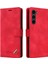 Samsung Galaxy S23 Flip Kapak Için Flip Case Basit Iş Deri Kılıf (Yurt Dışından) 1