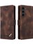 Samsung Galaxy S23 Flip Kapak Için Flip Case Basit Iş Deri Kılıf (Yurt Dışından) 1