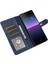 Sony Xperia 1 Iii Için Cüzdan Durumda Tüm Yuvarlak Koruma Kickstand Kabartmalı (Yurt Dışından) 5