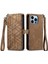 Iphone 13 Için Flip Case Pro Max Deri Kılıf Cüzdan Basit Iş Çevirme (Yurt Dışından) 1