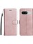 Kart Yuvası Yüksek Telefon ile Google Piksel 8 Klasik Düz Renk Için Flip Case (Yurt Dışından) 1