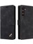 Samsung Galaxy S24 Artı Darbeye Dayanıklı Basit Iş Deri Için Flip Case (Yurt Dışından) 1