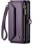 Iphone 12 /12 Pro Için Crossbody Durumda Rfid Engelleme Fermuar Faturaları Yuvası Kılıf (Yurt Dışından) 4