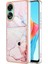Oppo A78 4g Ince Cüzdan Yumuşak Tpu Tampon Mermer Kart Yuvaları Için Kılıf (Yurt Dışından) 1