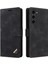 Samsung Galaxy S23 Flip Kapak Için Flip Case Basit Iş Deri Kılıf (Yurt Dışından) 1