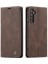 Oneplus Nord Vintage Pu Deri Cüzdan Manyetik Kapatma Flip Case (Yurt Dışından) 5