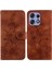 Motorola Moto Kenar 50 Pro Manyetik Kickstand Kabartmalı Zambak Için Flip Case (Yurt Dışından) 1