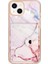 Iphone 14 Için Kılıf Yumuşak Tpu Tampon Mermer Ince Cüzdan Kart Yuvaları (Yurt Dışından) 4
