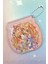 Sulu Pullu Anahtarlıklı Not Defteri (7x7 Cm) - Turuncu Saçlı Anime 1