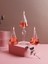 Hope Rose cam Kandil Seti (3 Adet Cam Kandil - 200 ml Kandil Yağı - 3 Adet Kandil Fitili ) 1