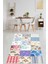 Patchwork Kırkyama Desenli Güllü Yıkanabilir Kaymaz Taban Leke Tutmaz Salon Halısı Yoluk 2