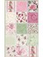 Patchwork Kırkyama Gül Desenli Vintage Yıkanabilir Kaymaz Taban Leke Tutmaz Salon Halısı Yoluk 3