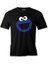Kurabiye Canavarı - Canavar Siyah Erkek Tshirt 1