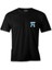 Matematik - Pi Sonsuz Işareti Logo Siyah Erkek Tshirt 1
