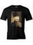 Atatürk - Portre Rozet Siyah Erkek Tshirt 1