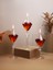 Love Amber cam Kandil Seti (3 Adet Cam Kandil - 200 ml Kandil Yağı - 3 Adet Kandil Fitili ) 1
