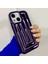 iPhone 14 Rudra Seri Labirent Desen 3D Metalik Silikon Kapak 3